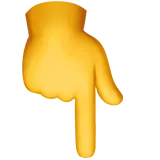 Finger Pointing Emoji